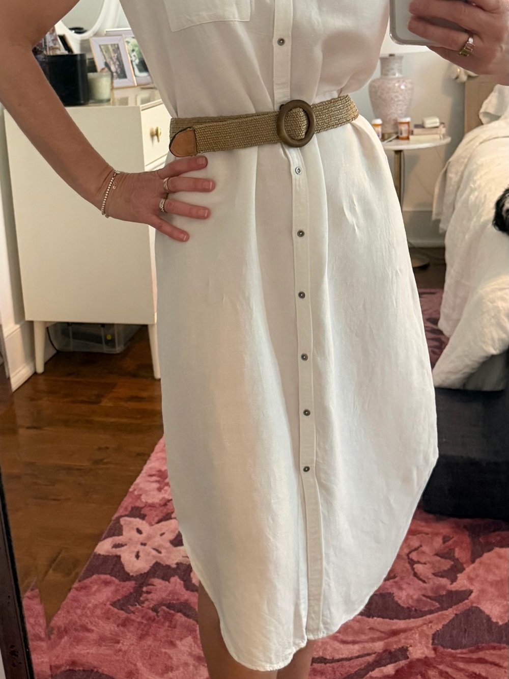 Abercrombie & Fitch Crisp White Shirt Dress